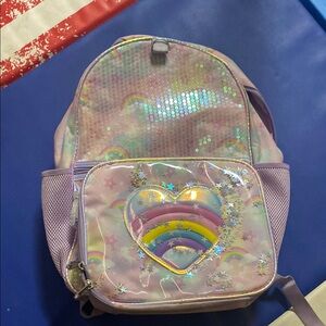 Rainbow Heart Kids Backpack